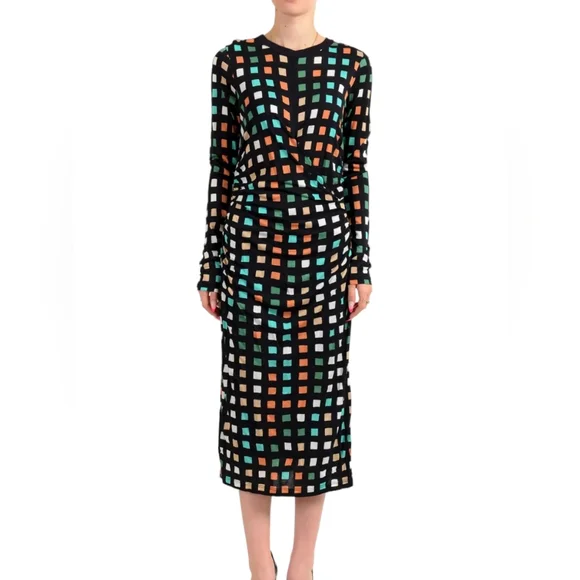 Hugo Boss Esetta Midi Long Sleeve dress XL - Picture 8 of 16